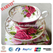 Nuevo producto China Proveedor Tazas de café y platillos antiguos / Bone China Tazas de té y platillos / Tazas de té y platillos reales